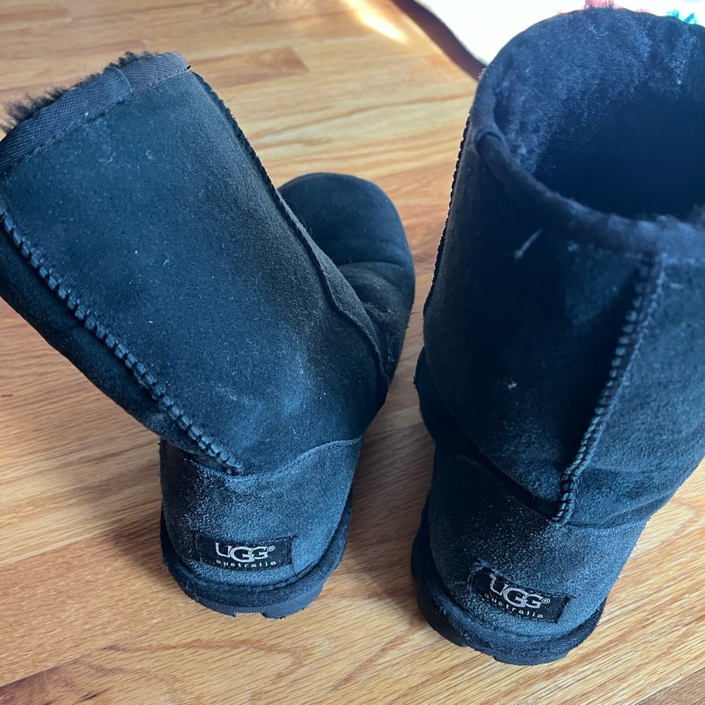 UGG Black Ankle Boots - Picture 2 of 5